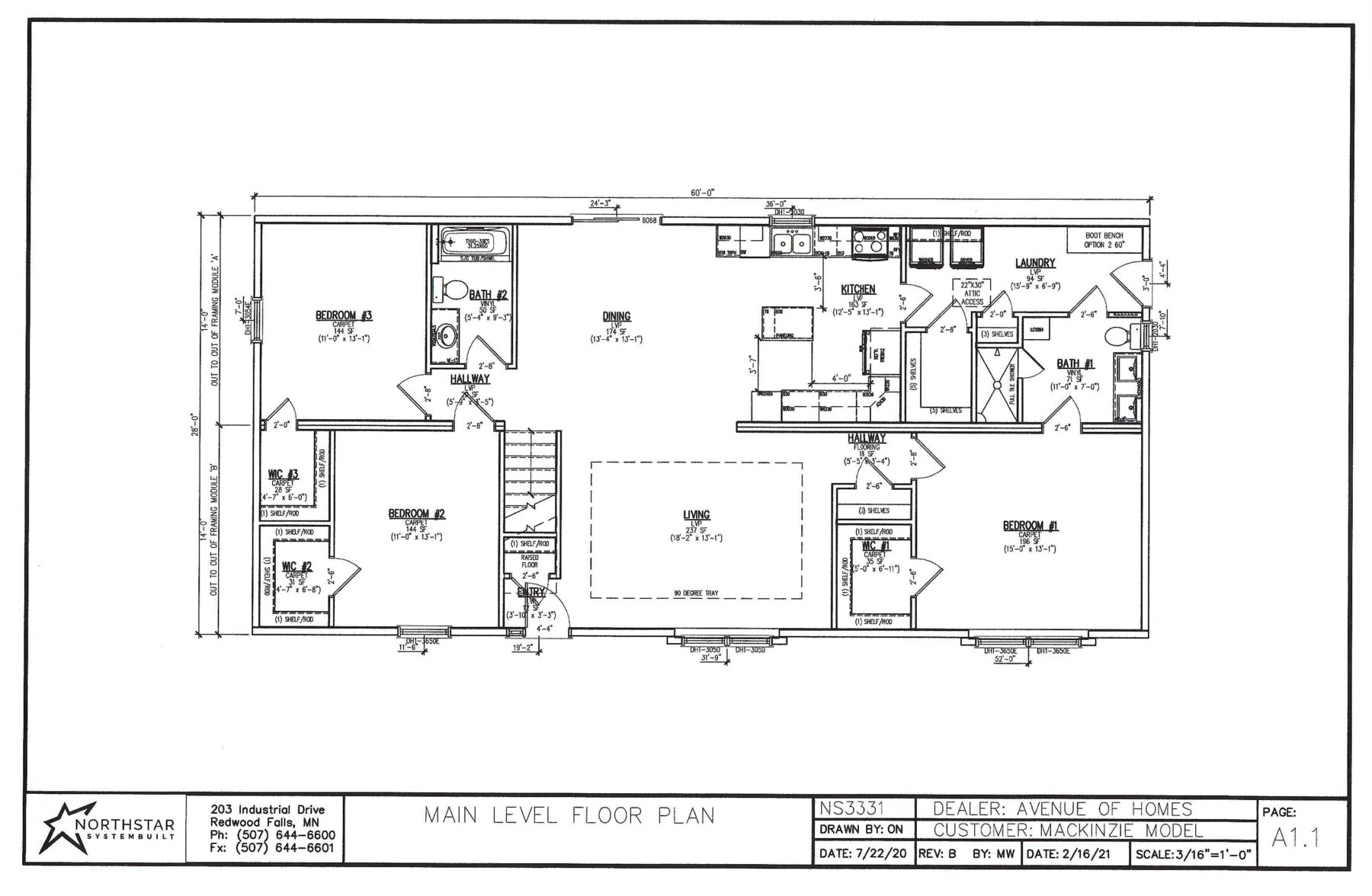 Northstar Mackinzie Floor Plan
